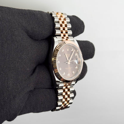 Rolex Datejust 41mm Chocolate Dial Watch Ref# 126331