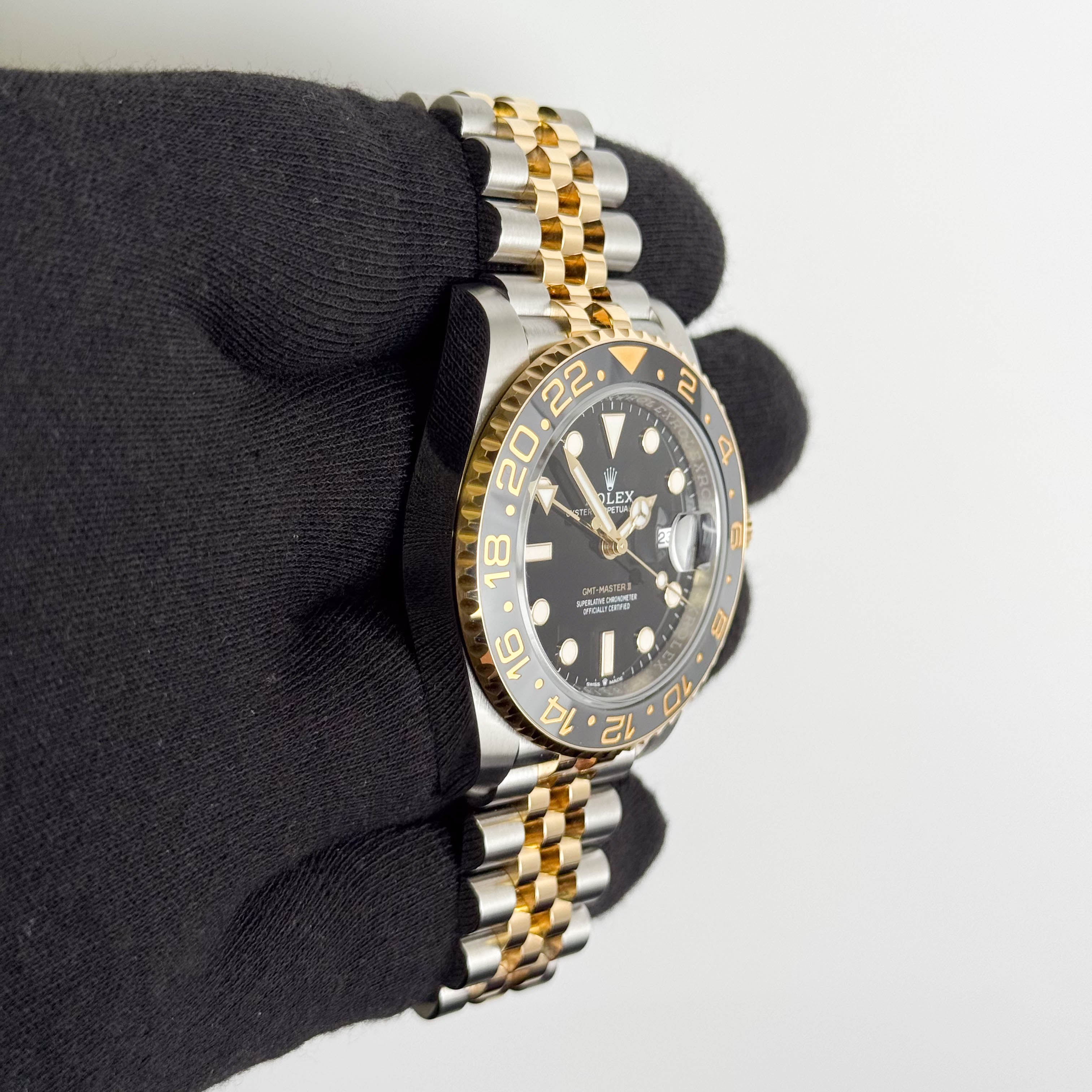 Rolex GMT-Master II Guinness 40mm Black Dial Watch Ref# 126713GRNR - Happy Jewelers Fine Jewelry Lifetime Warranty