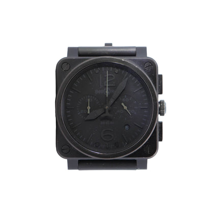 Bell & Ross BR 03-94 Phantom 42mm Black Dial Watch Ref# BR 03-94 - Happy Jewelers Fine Jewelry Lifetime Warranty
