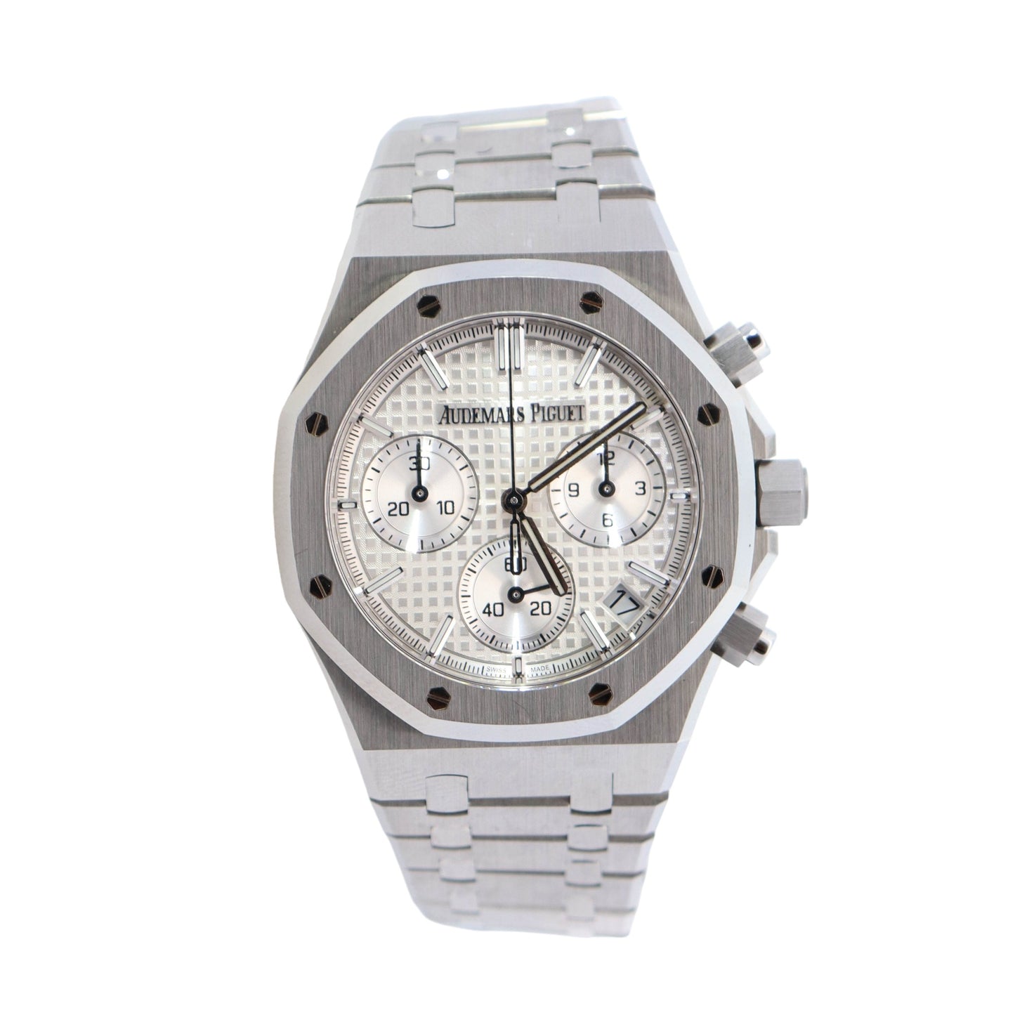 Audemars Piguet Royal Oak 41mm White Dial Watch Ref# 26240ST.OO.1320ST.07