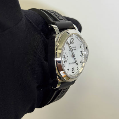 Panerai Luminor 44mm White Dial Watch Ref# PAM00113