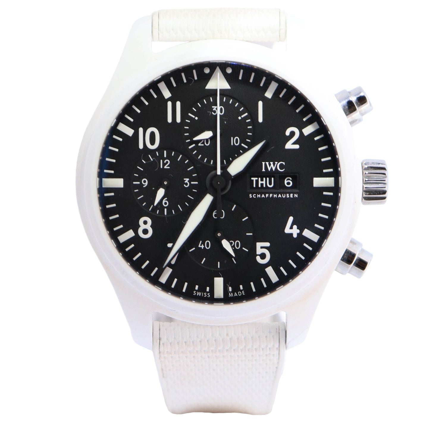 IWC Big Pilot 44.5mm Black Dial Watch Ref# IW389105 - Happy Jewelers Fine Jewelry Lifetime Warranty