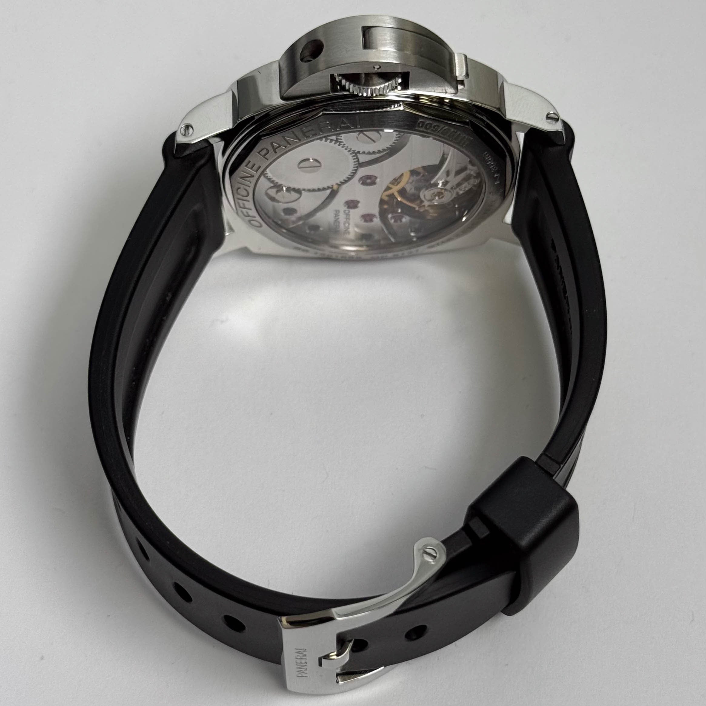 Panerai Luminor 44mm White Dial Watch Ref# PAM00113