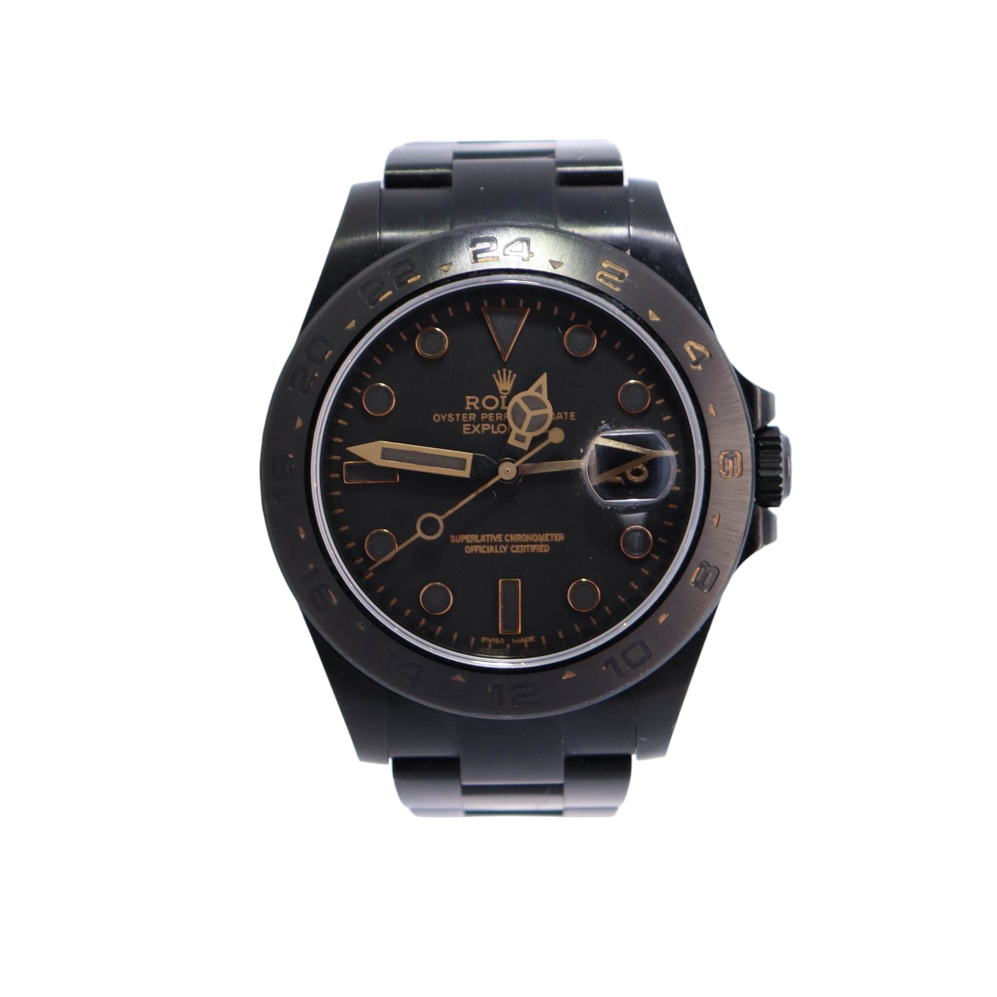 Rolex Explorer II "Titan Black" 42mm Black Dial Watch Ref# 216570 - Happy Jewelers Fine Jewelry Lifetime Warranty