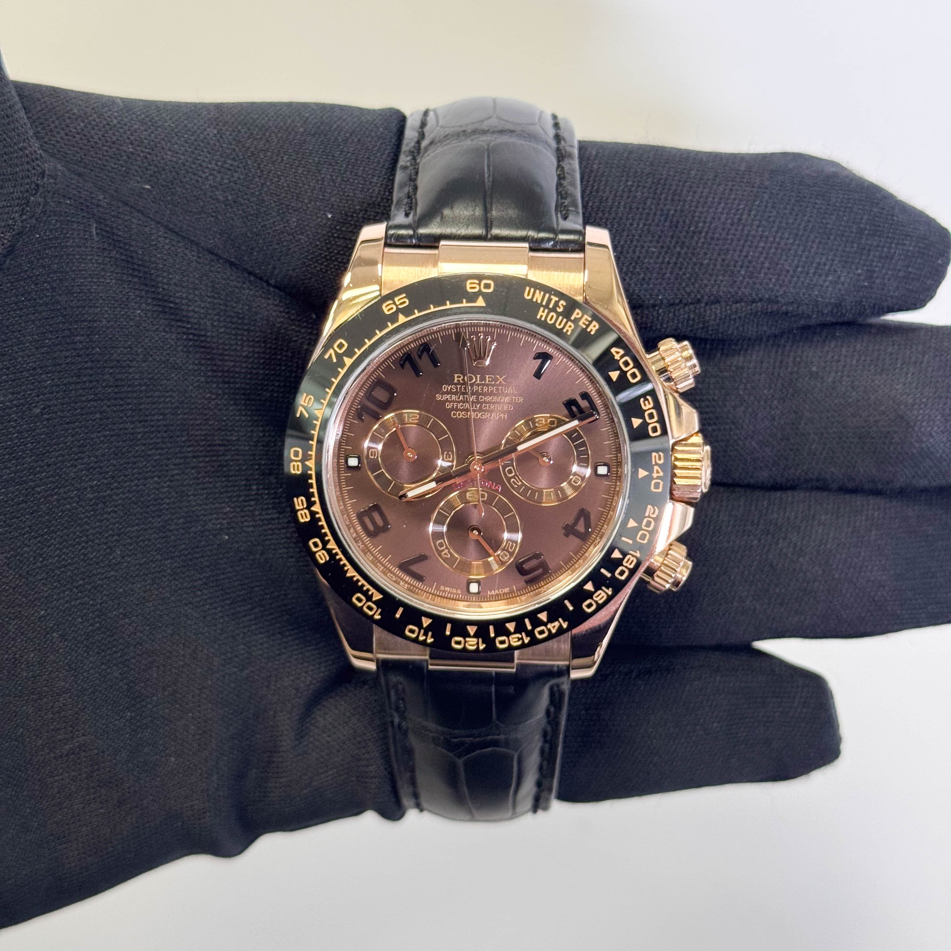 Rolex Daytona 40mm Chocolate Dial Watch Ref# 116515 - Happy Jewelers Fine Jewelry Lifetime Warranty