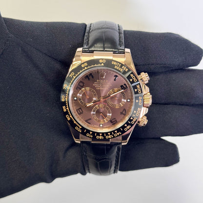Rolex Daytona 40mm Chocolate Dial Watch Ref# 116515 - Happy Jewelers Fine Jewelry Lifetime Warranty