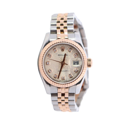 Rolex Datejust 26mm Ivory Dial Watch Ref# 179171 - Happy Jewelers Fine Jewelry Lifetime Warranty