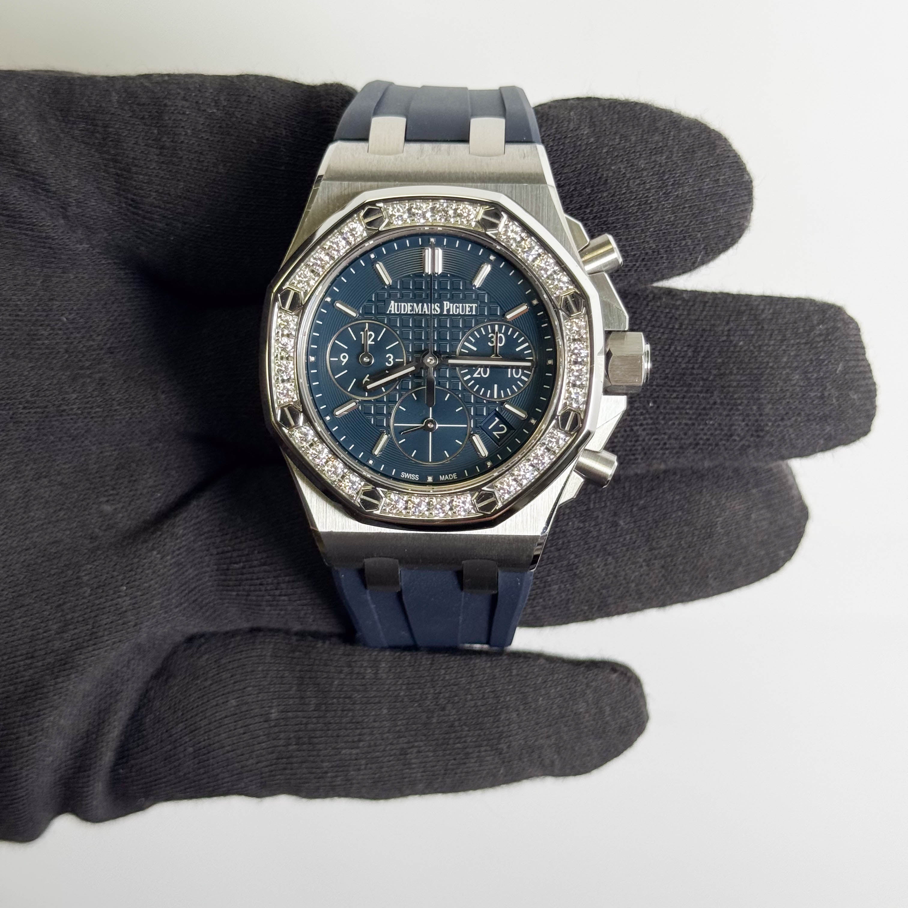Audemars Piguet Royal Oak Offshore 37mm Blue Dial Watch Ref# 26231ST.ZZ.D027CA.01