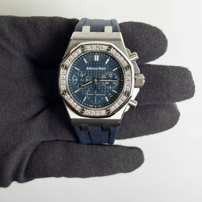 Audemars Piguet Royal Oak Offshore 37mm Blue Dial Watch Ref# 26231ST.ZZ.D027CA.01
