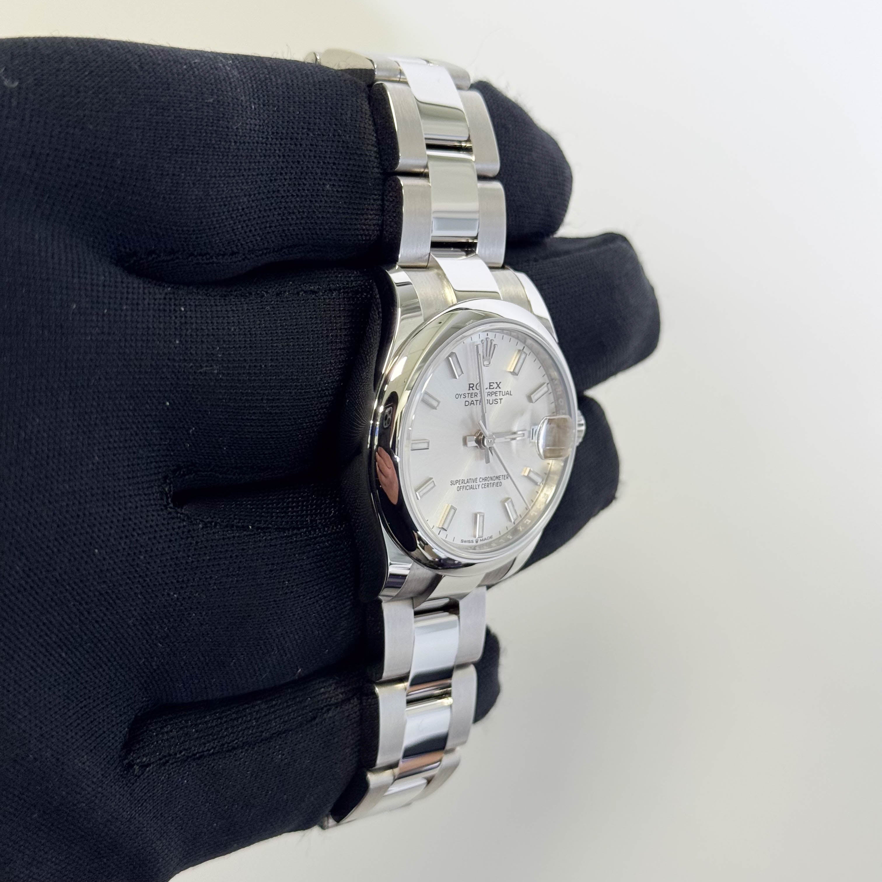 Rolex Datejust 31mm Silver Dial Watch Ref# 278240 - Happy Jewelers Fine Jewelry Lifetime Warranty