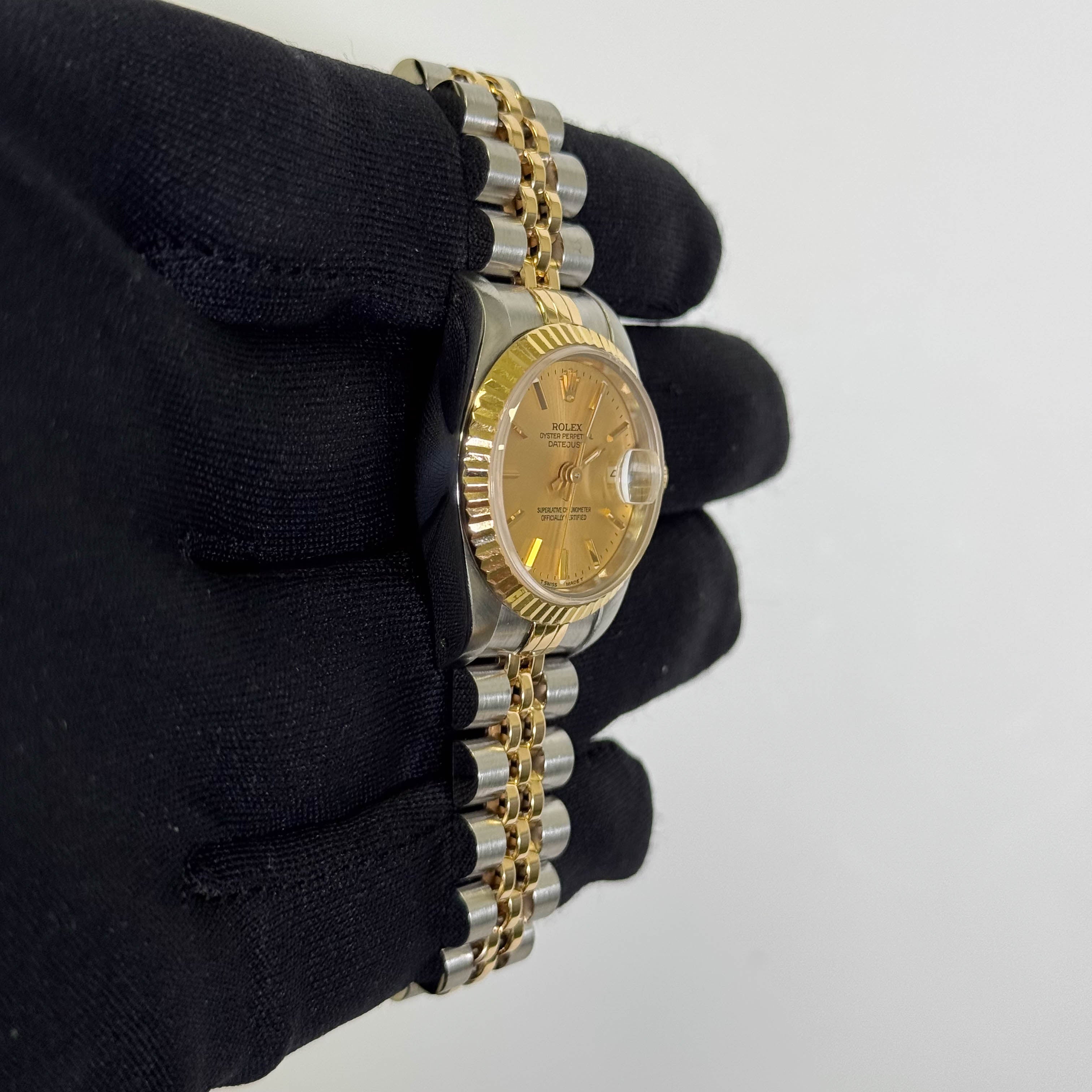 Rolex Datejust 26mm Champagne Dial Watch Ref# 69173