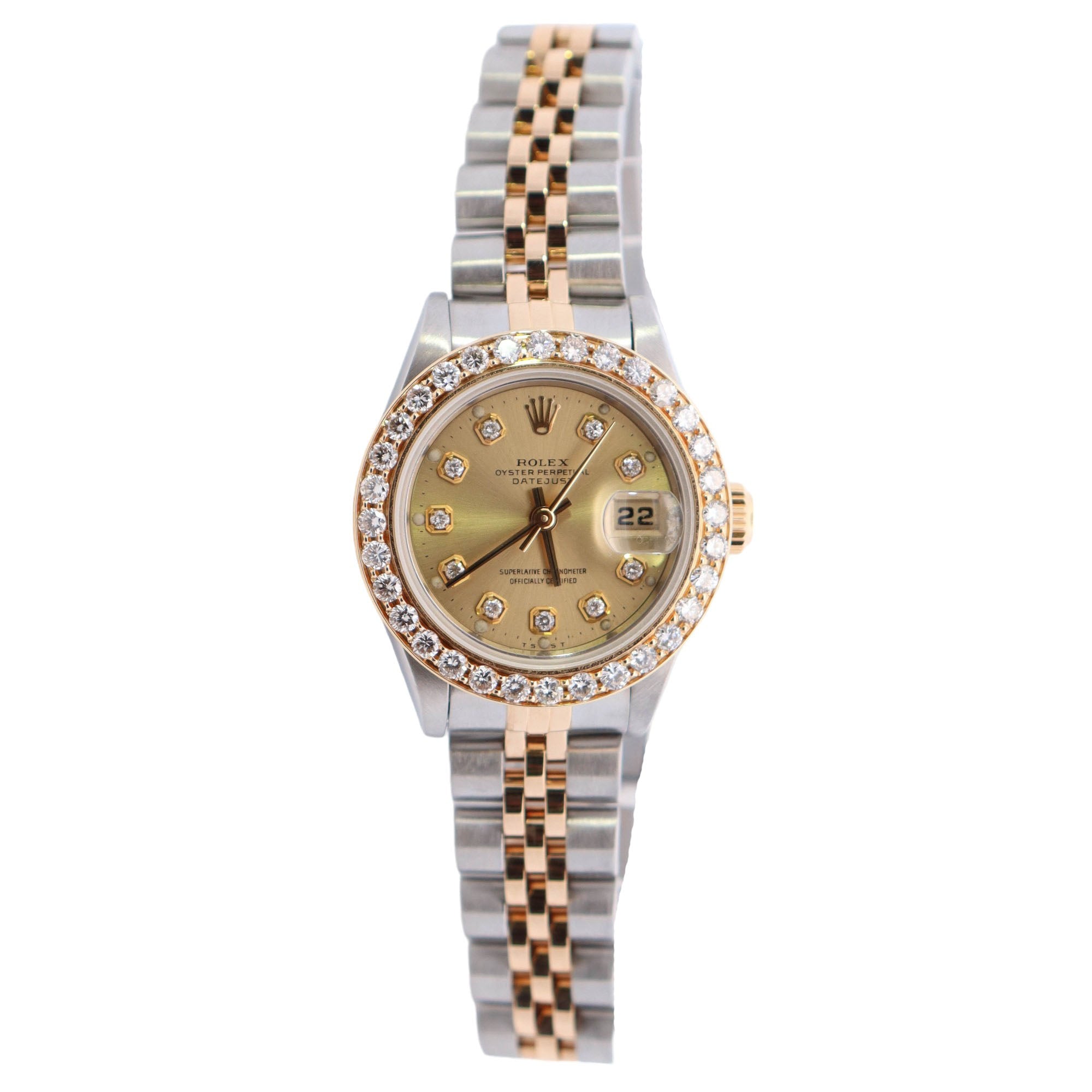 Rolex Datejust 26mm Champagne Dial Watch Ref# 69173 - Happy Jewelers Fine Jewelry Lifetime Warranty