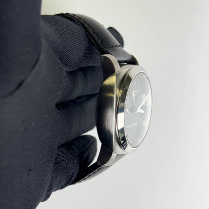 Panerai Luminor GMT 44mm Black Stick and Arabic Dial Watch Ref# PAM00320 - Happy Jewelers Fine Jewelry Lifetime Warranty