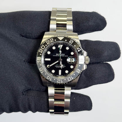 Rolex GMT-Master II 40mm Black Dial Watch Ref# 126710GRNR - Happy Jewelers Fine Jewelry Lifetime Warranty