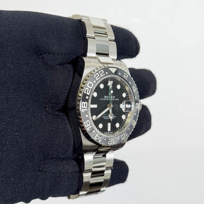 Rolex GMT-Master II 40mm Black Dial Watch Ref# 126710GRNR - Happy Jewelers Fine Jewelry Lifetime Warranty