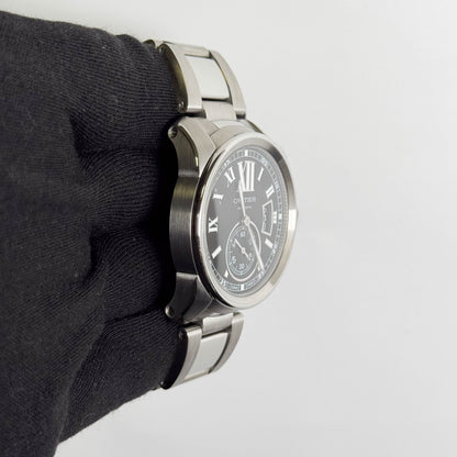Cartier Calibre 42mm Black Dial Watch Ref# W7100016