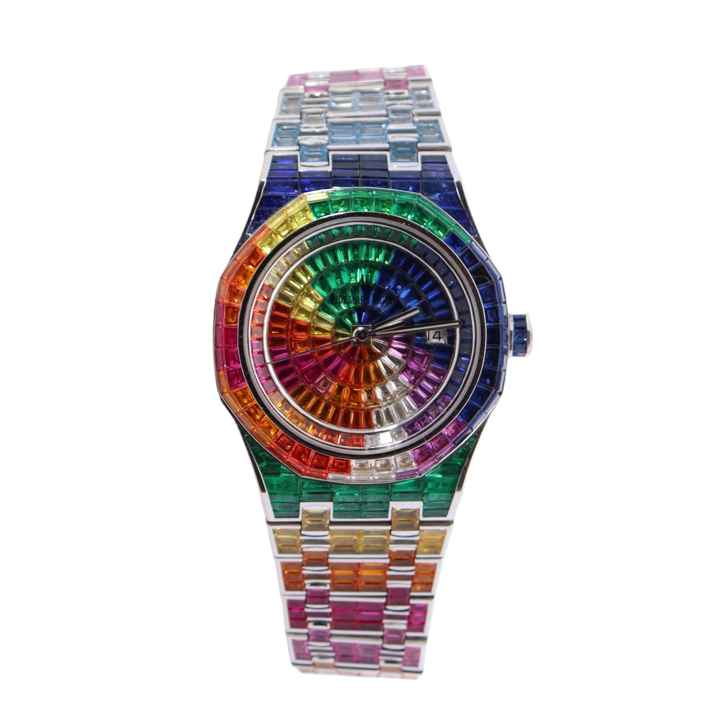 Audemars Piguet Royal Oak 41mm Rainbow Dial Watch Ref# 15400