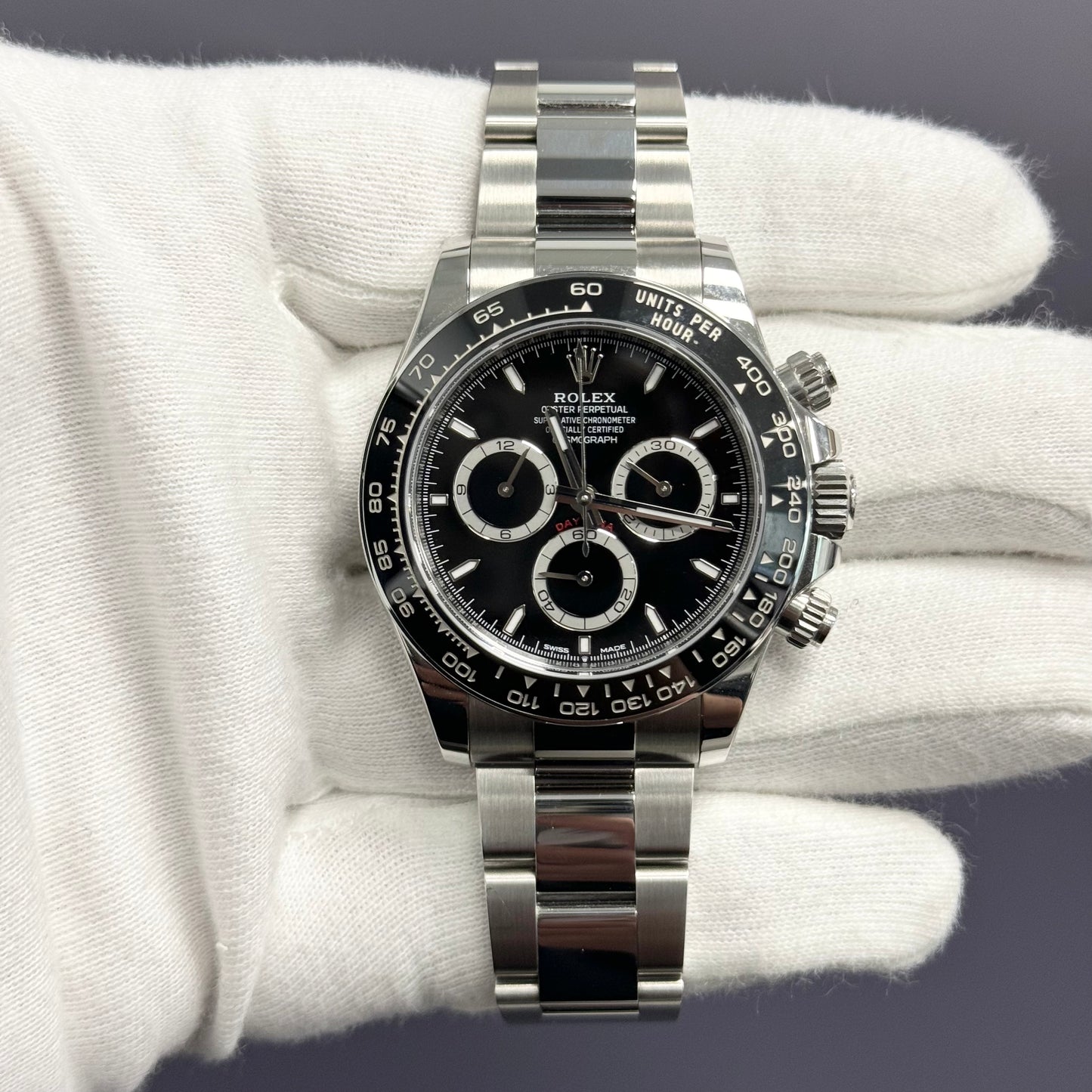 Rolex Daytona 40mm Black Dial Watch Ref# 126500LN