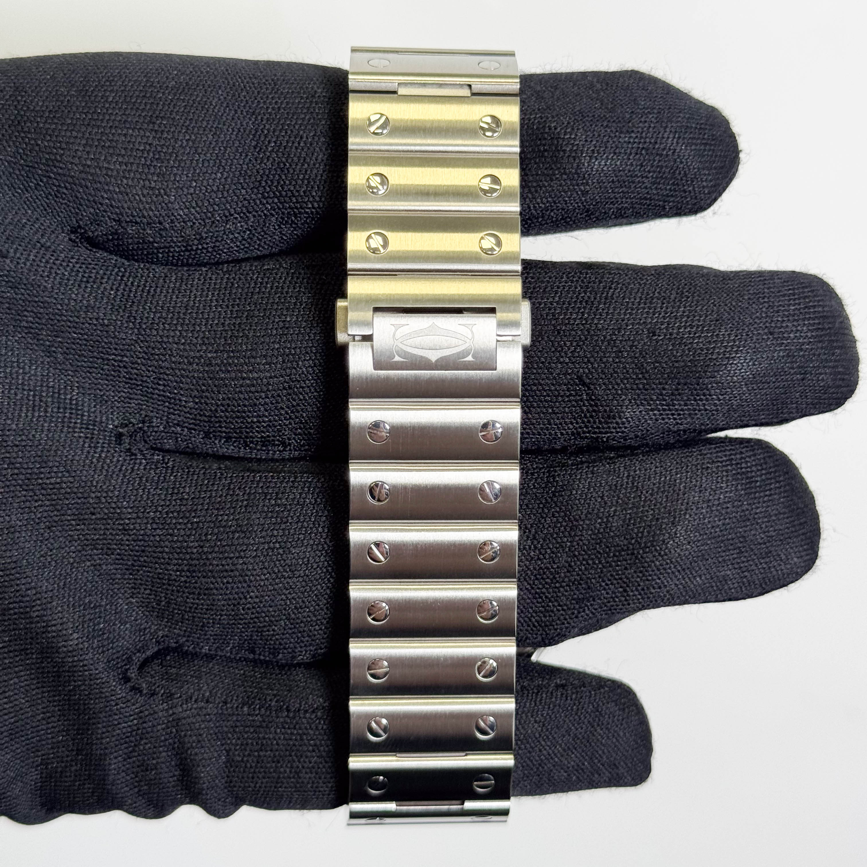 Cartier Santos Stainless Steel 40mm Blue Dial Watch Ref# WSSA0071