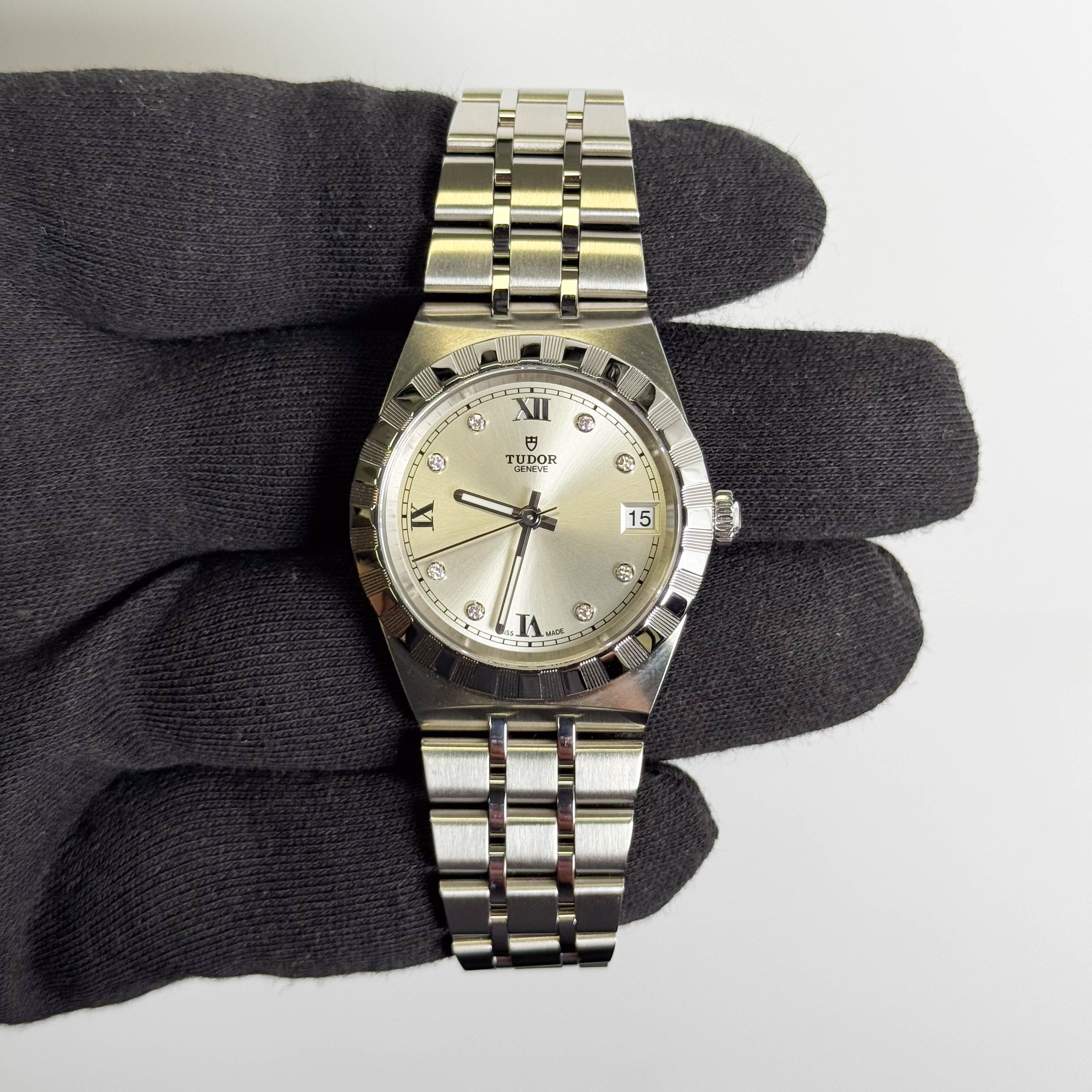 Tudor Royal 34mm Silver Dial Watch Ref# 28400