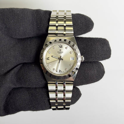 Tudor Royal 34mm Silver Dial Watch Ref# 28400