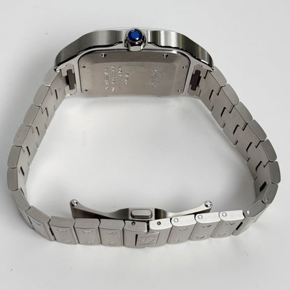 Cartier Santos Stainless Steel 40mm Blue Dial Watch Ref# WSSA0071 - Happy Jewelers Fine Jewelry Lifetime Warranty