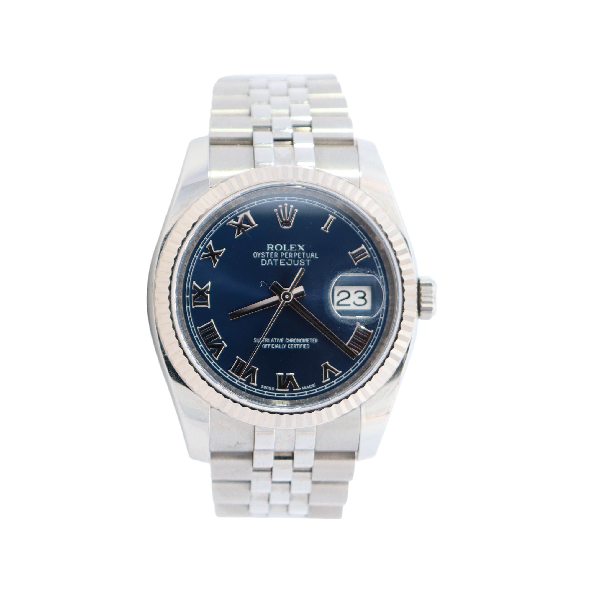 Rolex Datejust 36mm Blue Dial Watch Ref# 116234 - Happy Jewelers Fine Jewelry Lifetime Warranty