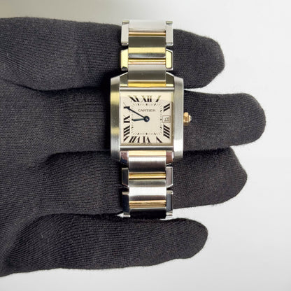 Cartier Tank 25mm White Dial Watch Ref# W51012Q4 - Happy Jewelers Fine Jewelry Lifetime Warranty