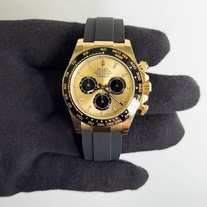 Rolex Daytona 40mm Champagne Dial Watch Ref# 126518LN - Happy Jewelers Fine Jewelry Lifetime Warranty