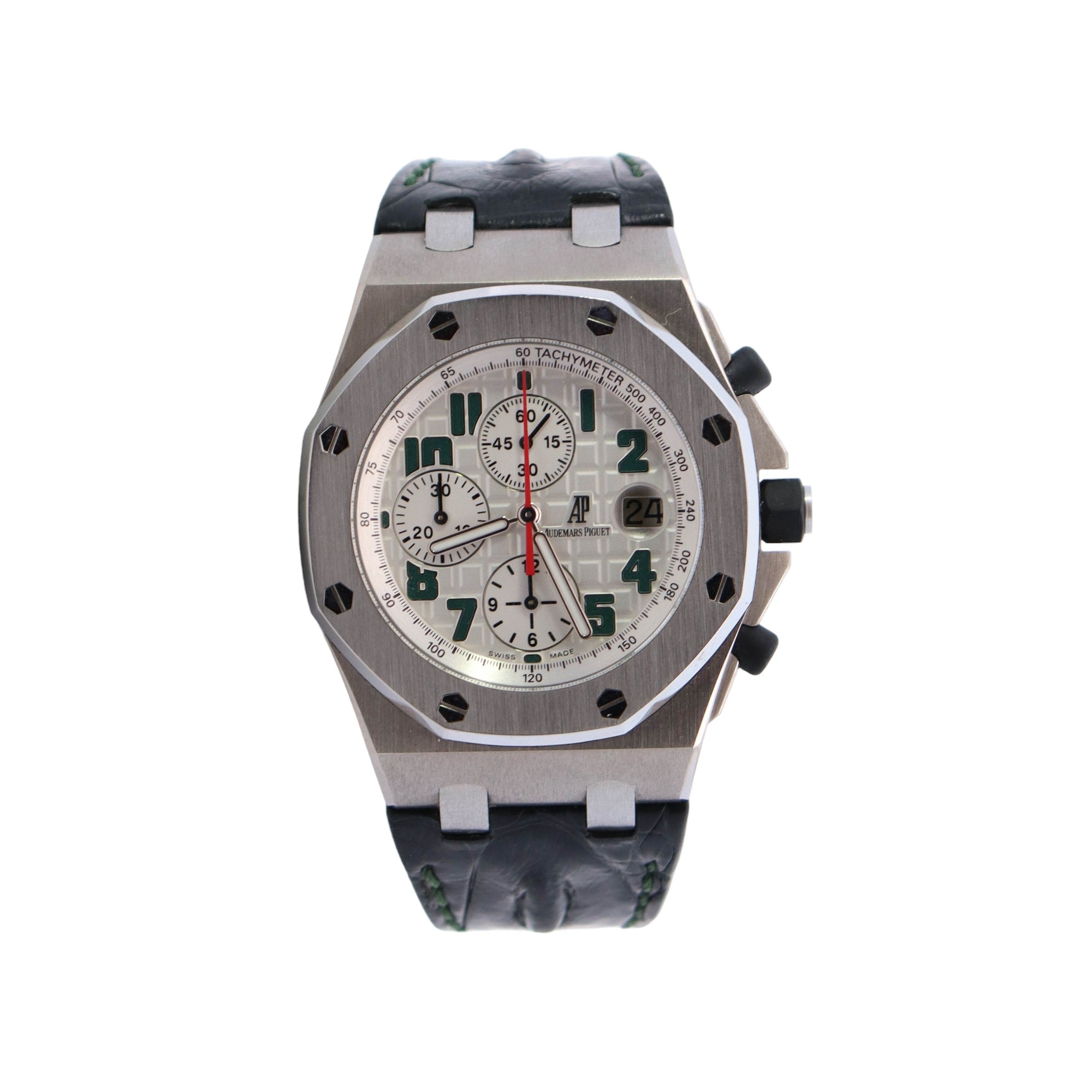 Audemars Piguet Royal Oak 44mm White Dial Watch Ref# 26297IS.OO.D101CR.01 - Happy Jewelers Fine Jewelry Lifetime Warranty