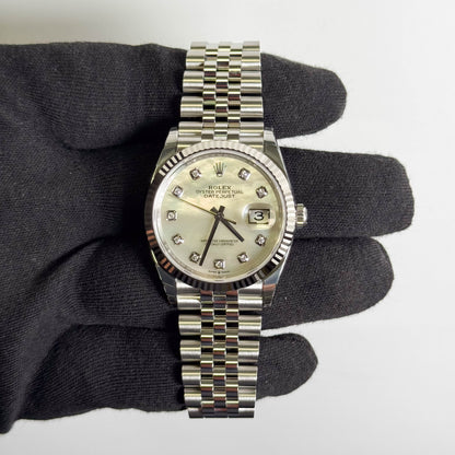 Rolex Datejust 36mm MOP Dial Watch Ref# 126234