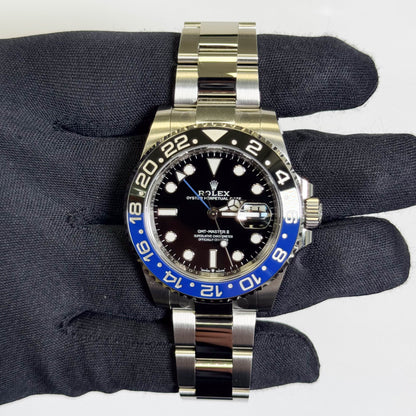 Rolex GMT Master II 40mm Black Dial Watch Ref# 126710BLNR - Happy Jewelers Fine Jewelry Lifetime Warranty