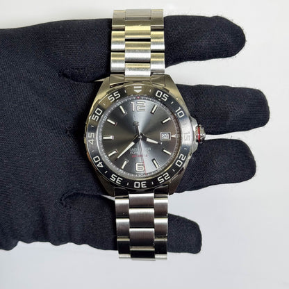 Tag Heuer Formula 1 Stainless Steel 43mm Grey Dial Watch Ref# WAZ2011.BA0842 - Happy Jewelers Fine Jewelry Lifetime Warranty