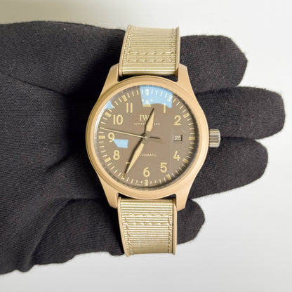 IWC Pilot "Top Gun" Mojave Desert 41mm  Brown Dial Watch Ref# IW328106