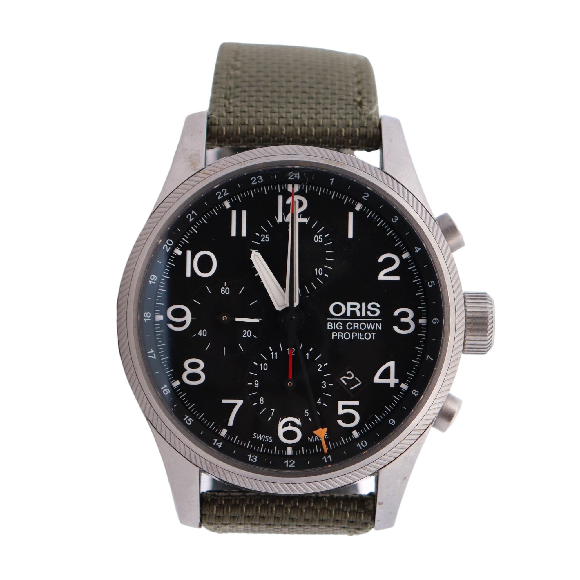Oris Big Crown 44mm Black Dial Watch Ref# 01 677 7699 4164-07 - Happy Jewelers Fine Jewelry Lifetime Warranty