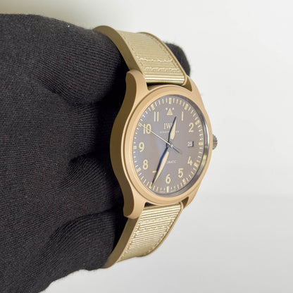 IWC Pilot "Top Gun" Mojave Desert 41mm  Brown Dial Watch Ref# IW328106