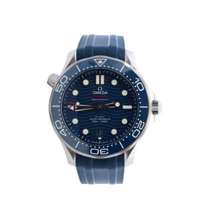 Omega Seamaster 42mm Blue Dial Ref# 210.32.42.20.03.001 - Happy Jewelers Fine Jewelry Lifetime Warranty