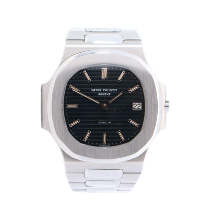 Patek Philippe Nautilus 40mm Blue "Gubelin"  Dial Watch Ref# 3700/1A-050 - Happy Jewelers Fine Jewelry Lifetime Warranty