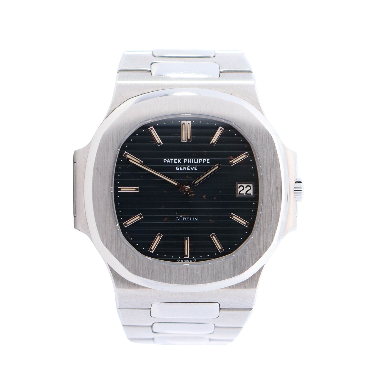 Patek Philippe Nautilus 40mm Blue "Gubelin"  Dial Watch Ref# 3700/1A-050