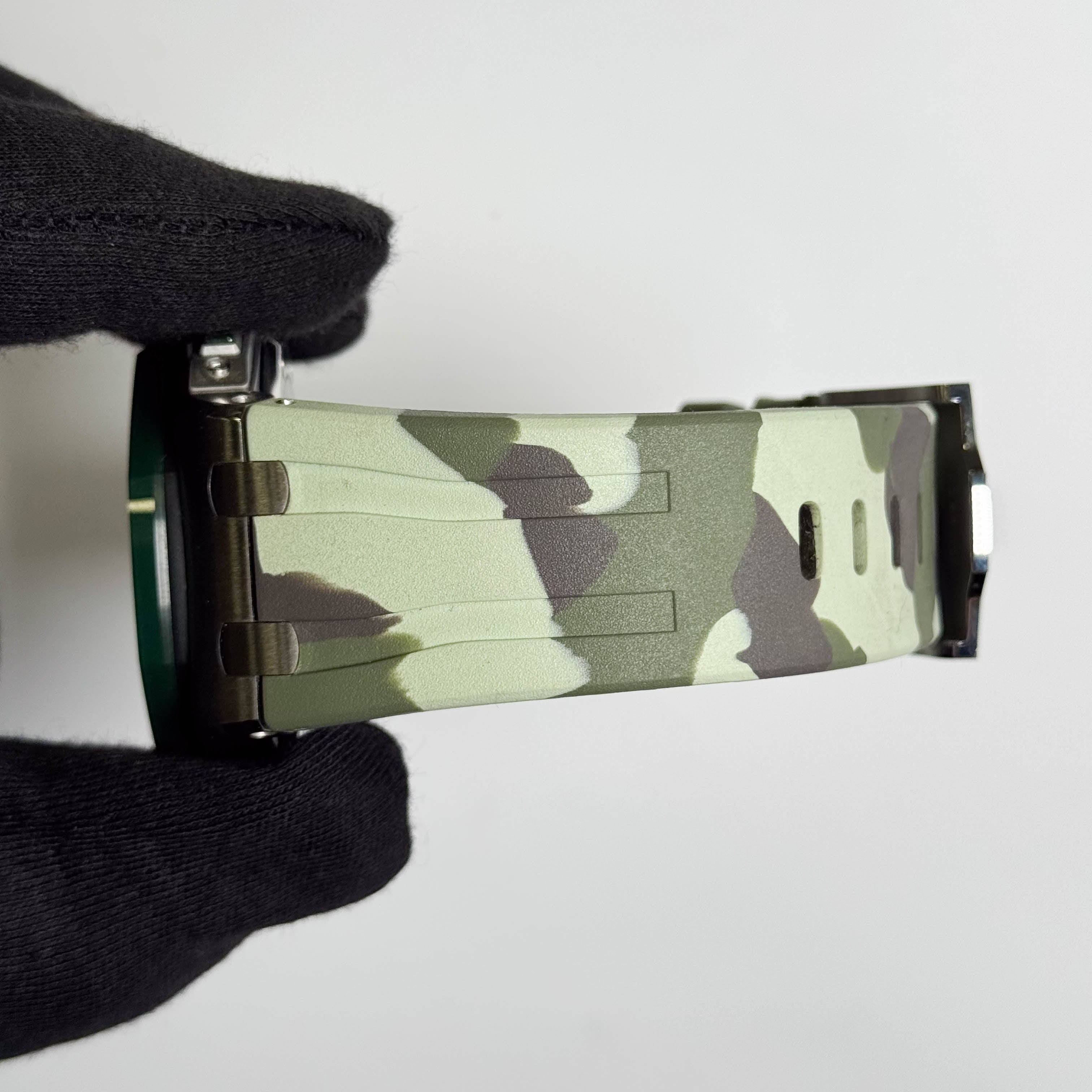 Audemars Piguet Royal Oak Offshore 44mm Green Chronograph Dial Watch Ref# 26400SO.OO.A055CA.01 - Happy Jewelers Fine Jewelry Lifetime Warranty