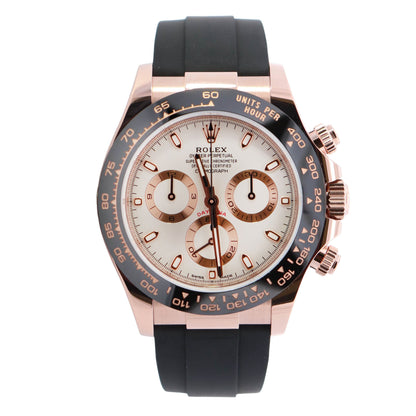 Rolex Daytona 40mm White Dial Watch Ref# 116515LN - Happy Jewelers Fine Jewelry Lifetime Warranty