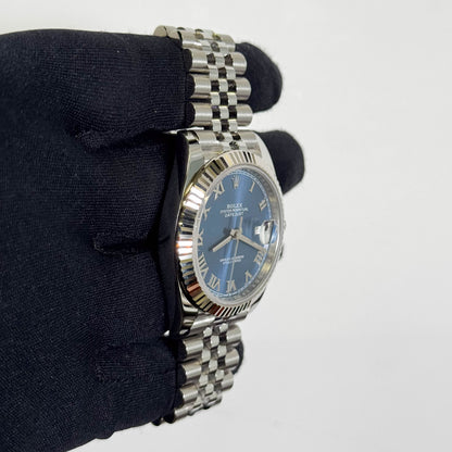 Rolex Datejust 41mm Blue Dial Watch Ref# 126334 - Happy Jewelers Fine Jewelry Lifetime Warranty
