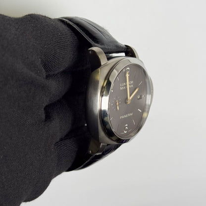 Panerai Luminor 1950 Marina 3 Days 44mm Brown Dial Watch Ref# PAM00351