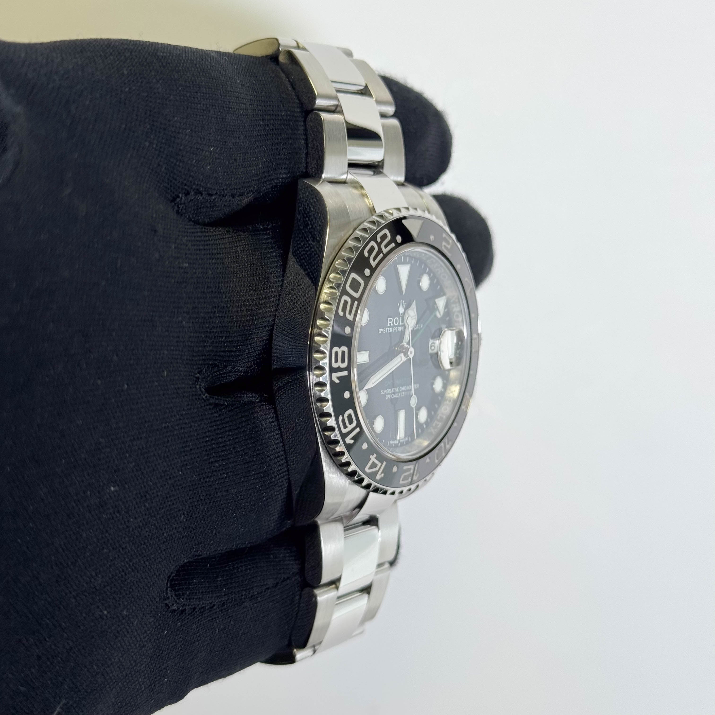 Rolex GMT-Master II 40mm Black Dial Watch Ref# 116710LN - Happy Jewelers Fine Jewelry Lifetime Warranty