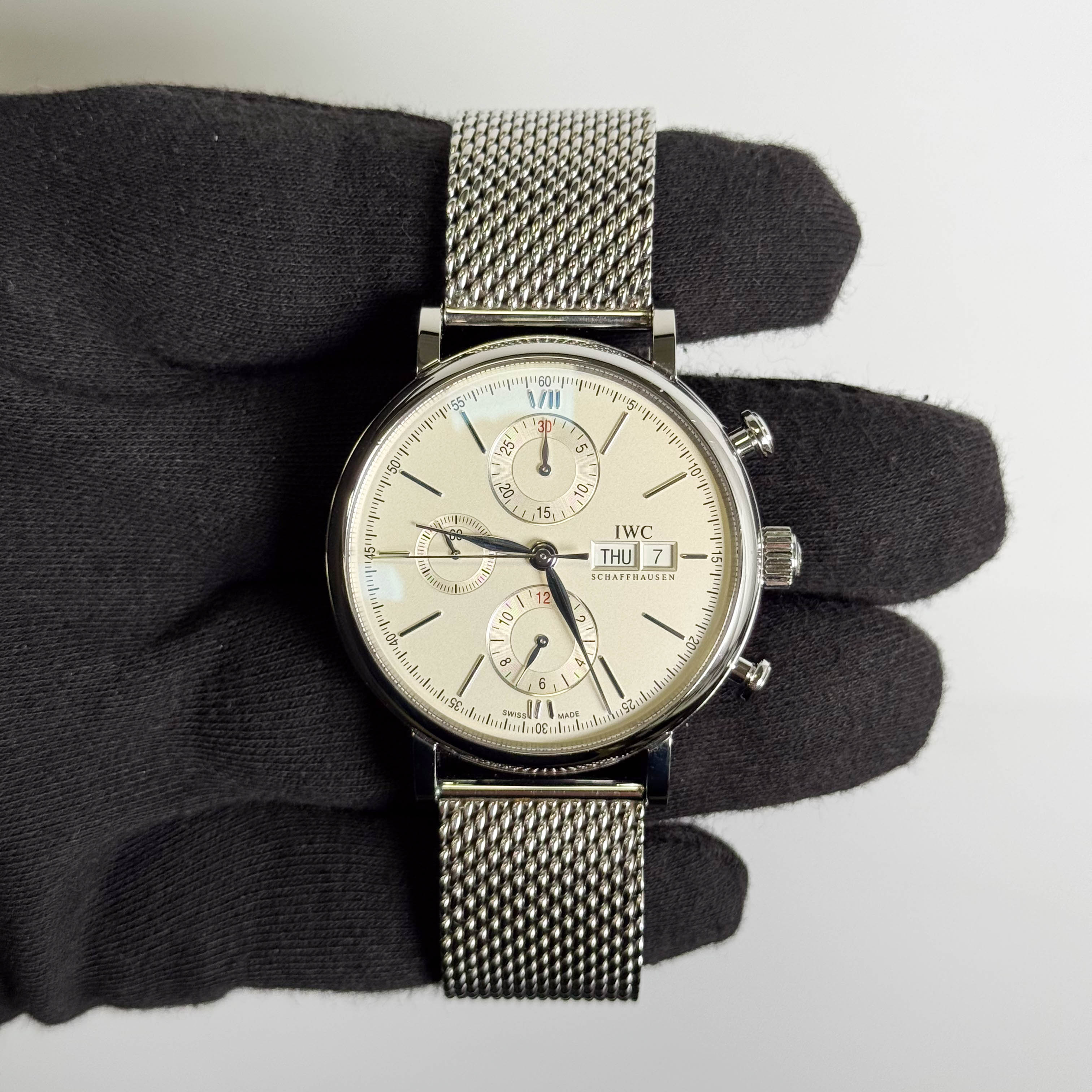 IWC Portofino 42mm Silver Dial Watch Ref#  IW391009