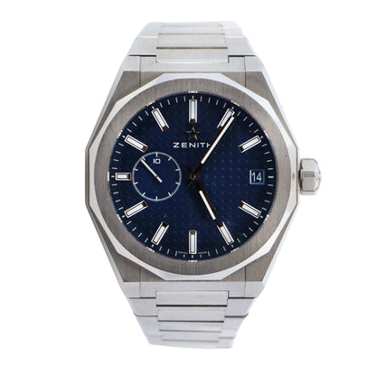 Zenith Defy 41mm Blue Dial Watch Ref# 03.9300.3620/51.I001 - Happy Jewelers Fine Jewelry Lifetime Warranty