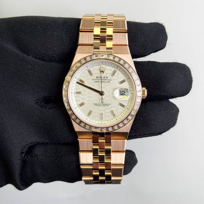 Rolex Land-Dweller 40mm White Dial Watch Ref# 127385TBR