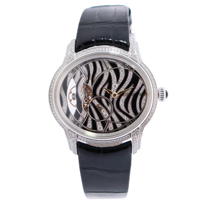 Audemars Piguet Millenary 39.5mm Skeleton Dial Ref# 77249BC.ZZ.A102CR.01 - Happy Jewelers Fine Jewelry Lifetime Warranty