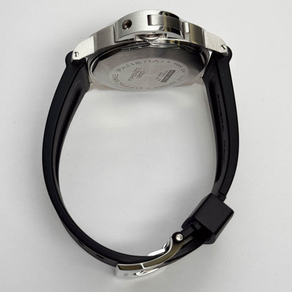Panerai Luminor Marina Acciaio 44mm Black Dial Watch Ref# PAM00164