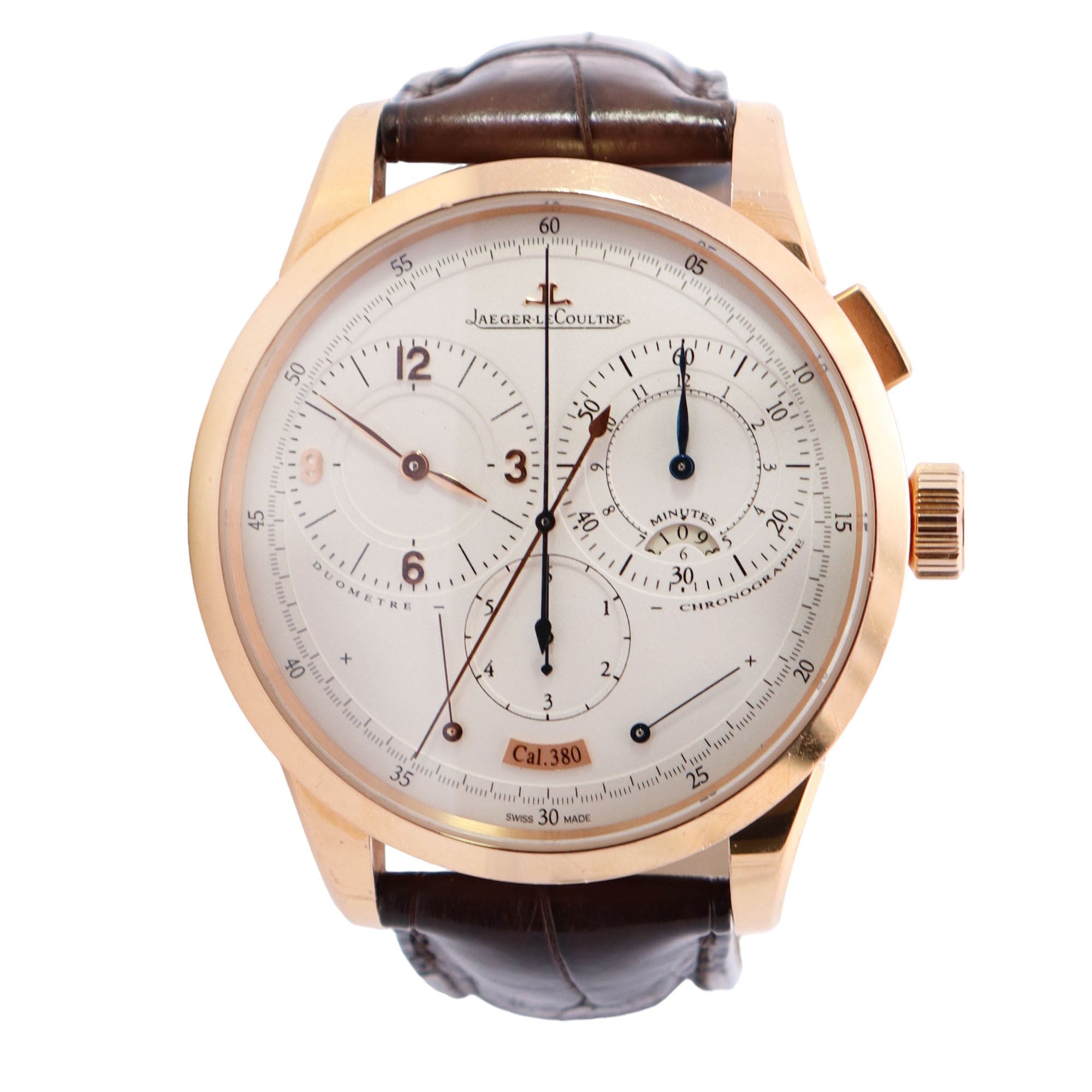 Jaeger-LeCoultre Duometre 42mm White Dial Ref# Q6012420 - Happy Jewelers Fine Jewelry Lifetime Warranty